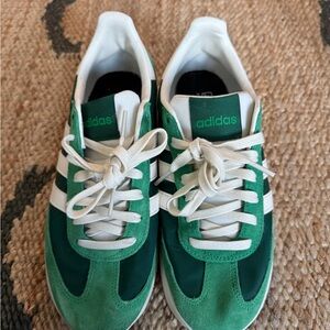 Adidas - Green and White Sneakers